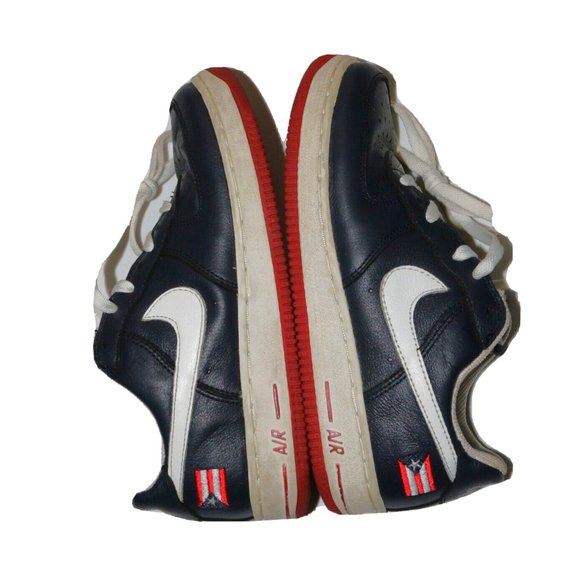 NIKE AIR FORCE 1 PUERTO RICO SHOES - YOUTH SIZE 6Y - Picture 8 of 16
